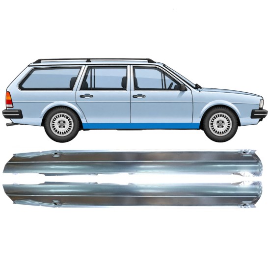 Teljes küszöb hoz Volkswagen Passat B2 1980-1988 / Bal+Jobb / COMBI / SEDAN / HATCHBACK / Készlet 9604