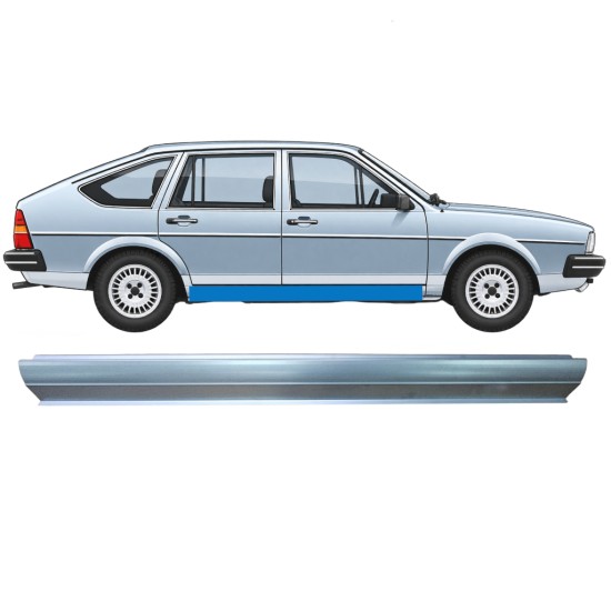 Küszöb javító panel hoz Volkswagen Passat B2 1980-1988 / Bal = Jobb (szimmetrikus) / COMBI / SEDAN / HATCHBACK 11261