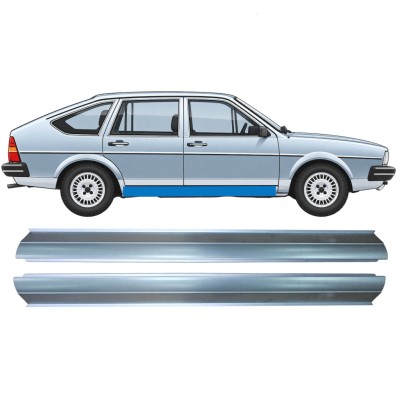 Küszöb javító panel hoz Volkswagen Passat B2 1980-1988 / Bal = Jobb (szimmetrikus) / COMBI / SEDAN / HATCHBACK / Készlet 11262