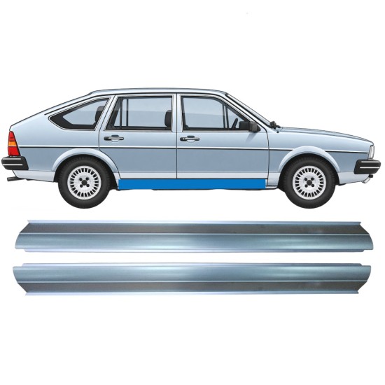 Küszöb javító panel hoz Volkswagen Passat B2 1980-1988 / Bal = Jobb (szimmetrikus) / COMBI / SEDAN / HATCHBACK / Készlet 11262