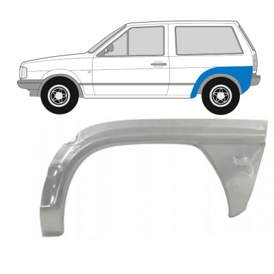 Hátsó sárvédő javító panel hoz VW Polo 1981-1984 / Bal 7117