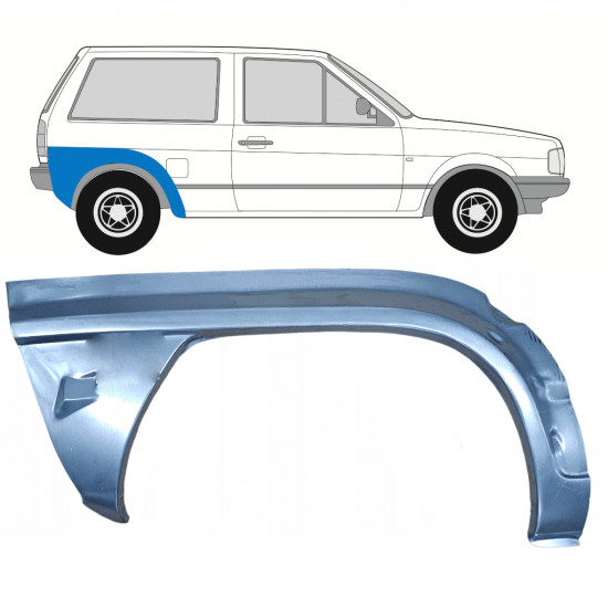 Hátsó sárvédő javító panel hoz VW Polo 1981-1984 / Jobb 7116