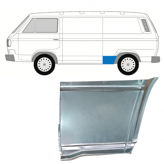 Hátsó sárvédő javító panel hoz VW Transporter T3 1979-1992 / Bal 11087