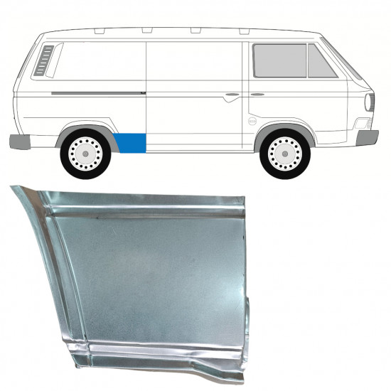 Hátsó sárvédő javító panel hoz VW Transporter T3 1979-1992 / Jobb 11086