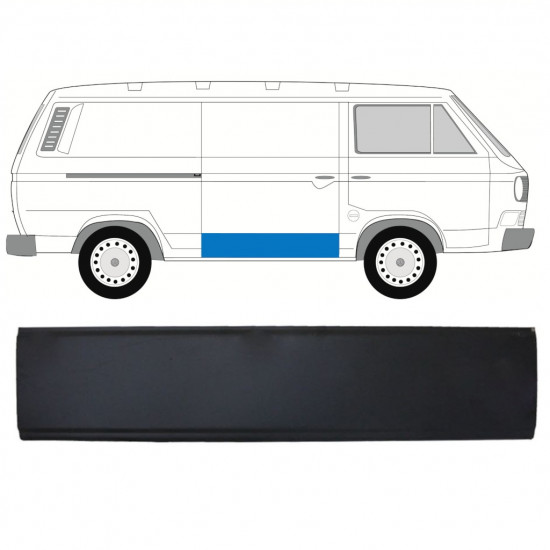 Tolóajtó javító panel hoz VW Transporter T3 1979-1992 / Jobb 8169