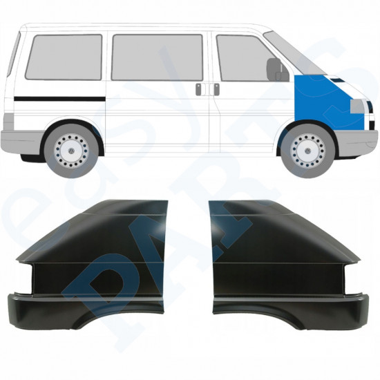 Első sárvédő hoz VW Transporter T4 1990-1996 / Bal+Jobb / Készlet 10588