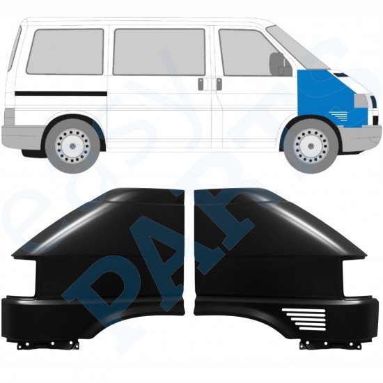 Első sárvédő hoz VW Transporter T4 1996-2003 / Bal+Jobb / Készlet 10583