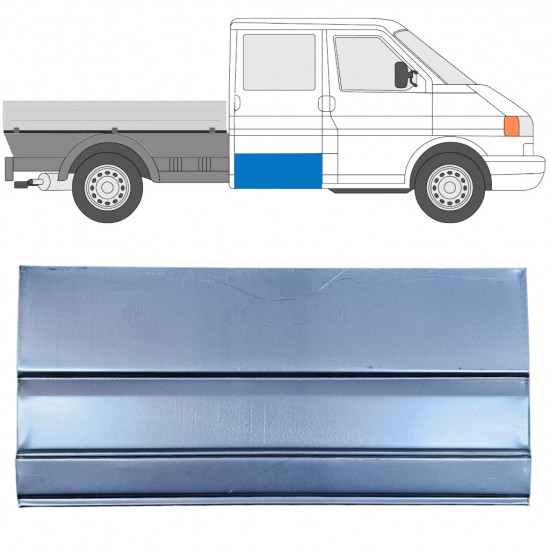 Hátsó ajtó javító panel hoz VW Transporter T4 1990-2003  Duplafülkés / Bal = Jobb (szimmetrikus) 11760