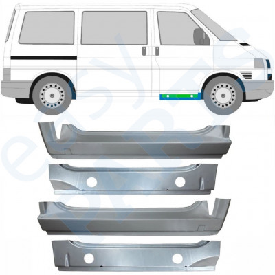 Belső és külső első küszöb javító panel hoz VW Transporter T4 1990-2003 / Készlet 9907