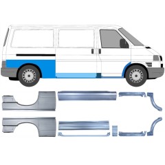 Javító panel készlet hoz Volkswagen Transporter T4 1990-2003 / Bal+Jobb / 14699