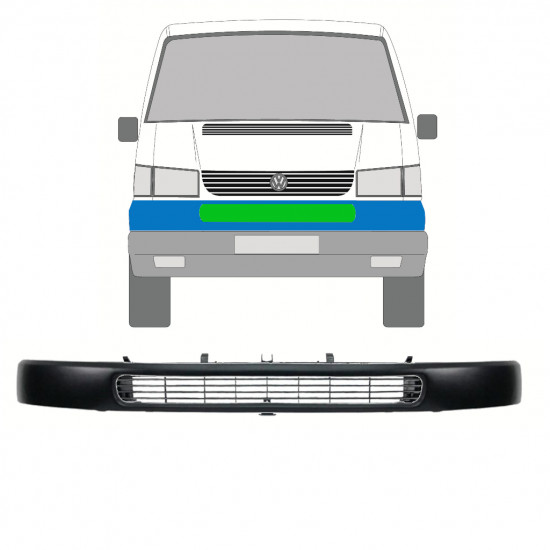 Hűtőrács hoz Volkswagen T4 Caravelle 1998-2003 /  9786