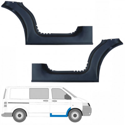 Első ajtó küszöb javító panel hoz VW Transporter T5 2003-2015 / Bal+Jobb / Készlet 9457