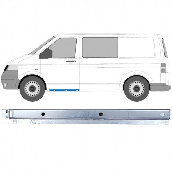 Első ajtó küszöb javító panel hoz VW Transporter T5 2003-2015 / Bal 12000