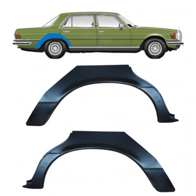 Hátsó sárvédő javító panel hoz Mercedes S-class 1972-1980 / Bal+Jobb / Készlet 9431