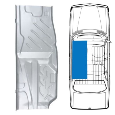 Padló javító panel hoz Mercedes W123 1975-1985 / Bal 16051