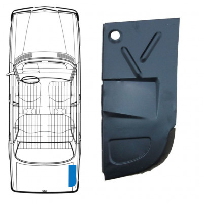 Csomagtér padló javító panel hoz Mercedes W123 1975-1985 / Jobb 8685