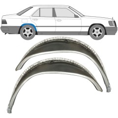 Belső hátsó kerékív javító panel hoz Mercedes E-Class W124 1984-1996 / Bal+Jobb / Készlet 9652