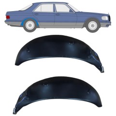 Belső hátsó kerékív javító panel hoz Mercedes S-Class W126 1979-1991 / Bal+Jobb / Készlet 10533