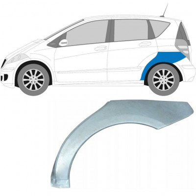 Hátsó sárvédő javító panel hoz Mercedes A-class 2004-2012 / Bal 5526