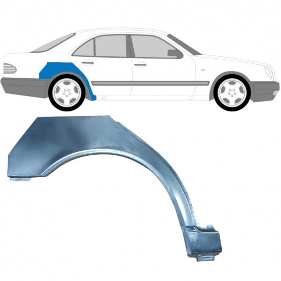 Hátsó sárvédő javító panel hoz Mercedes E-class 1995-2003 / Jobb 6721