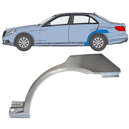 Hátsó sárvédő javító panel hoz Mercedes-Benz E-Class W212 2009-2016 / Bal 14866 Hátsó sárvédő javító panel hoz Mercedes-Benz E-Class W212 2009-2016 / Bal 14866