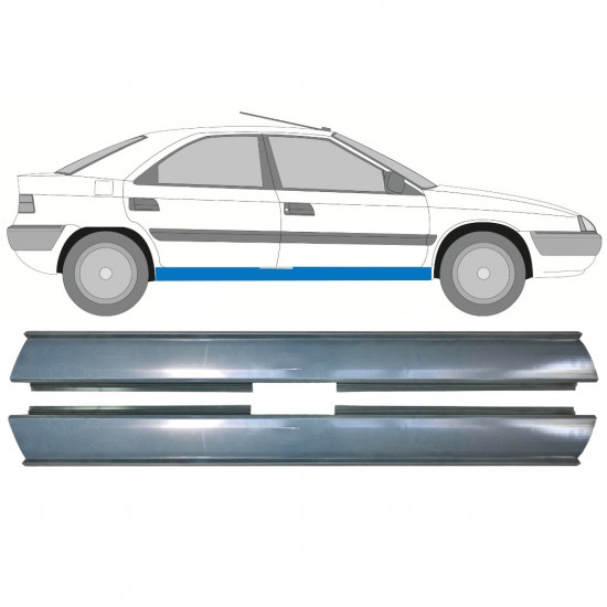 Küszöb javító panel hoz Citroen Xantia 1993-2001 / Bal+Jobb / Készlet 10576