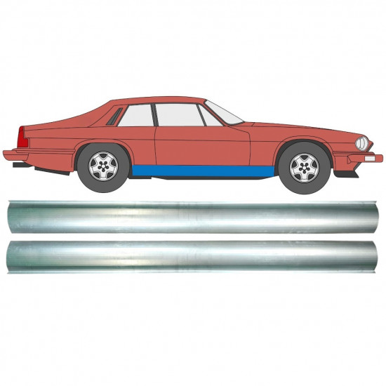 Küszöb javító panel hoz Jaguar XJs 1975-1996 / Bal = Jobb (szimmetrikus) / Készlet 10490