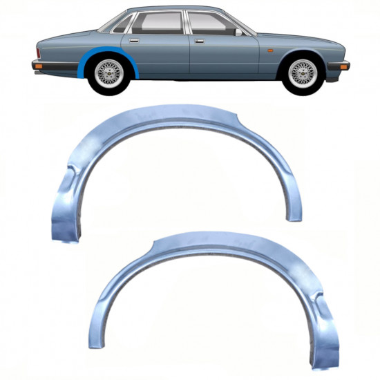 Hátsó sárvédő javító panel hoz Jaguar XJ 1986-1994 / Bal+Jobb / Készlet 10747