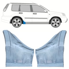 Küszöb javító panel hoz Nissan X-Trail 2001-2007 / Bal+Jobb / Készlet 12445
