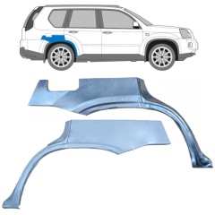 Hátsó sárvédő javító panel hoz Nissan X-Trail 2007-2014 / Bal+Jobb / Készlet 9586