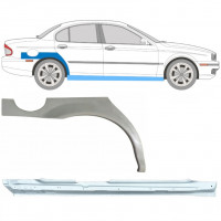 Küszöb és hátsó sárvédő javító panel hoz Jaguar X-Type 2001-2009 / Jobb / Készlet 12620