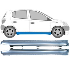 Teljes küszöb hoz Toyota Yaris 1999-2005 / Bal+Jobb / Készlet 9213