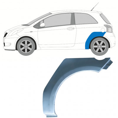 Hátsó sárvédő javító panel hoz Toyota Yaris 2006-2011 / Bal 11445