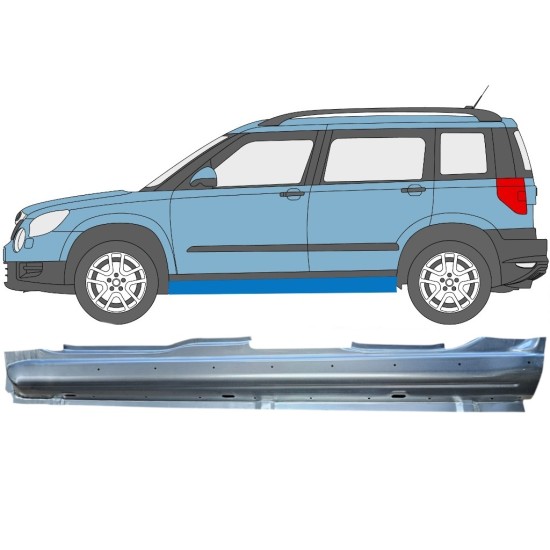 Teljes küszöb hoz Skoda Yeti 2009- / Bal 15976
