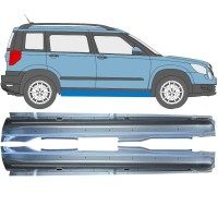 Teljes küszöb hoz Skoda Yeti 2009- / Bal+Jobb / Készlet 15977