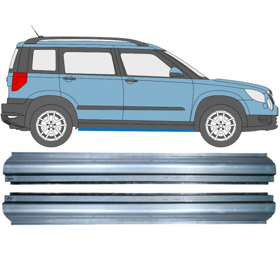 Küszöb javító panel hoz Skoda Yeti 2009- / Készlet 11378