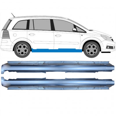 Teljes küszöb hoz Opel Zafira 2005-2012 / Bal+Jobb / Készlet 10617