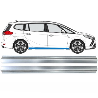 Alsó küszöb javító panel hoz Opel Zafira C 2012-2019 / Bal+Jobb / Készlet 17041