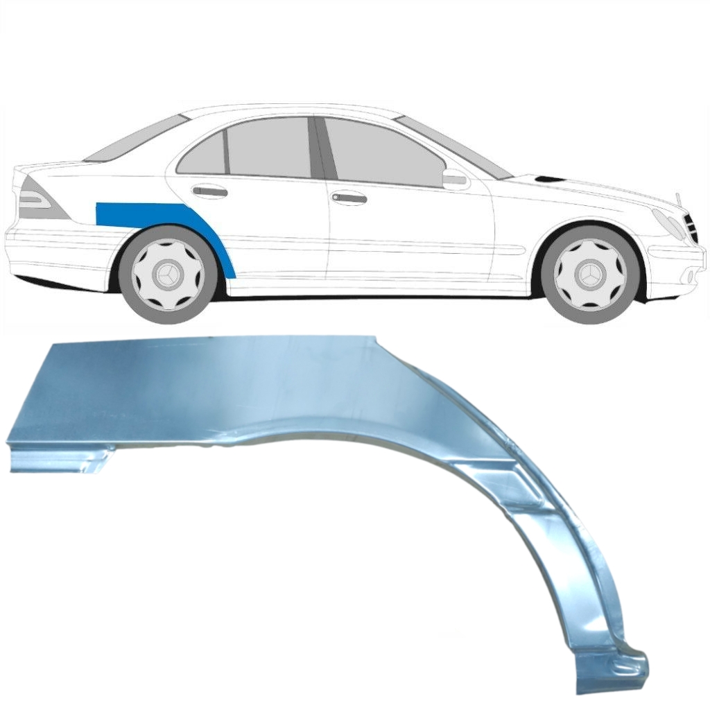 Hátsó Sárvédő Javító Panel Hoz Mercedes C-Class 2000-2007 / Jobb 5906