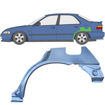 Hátsó sárvédő javító panel hoz Honda Civic 1991-1995 / Bal 6649