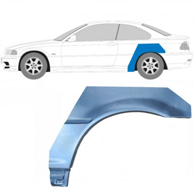 Hátsó sárvédő javító panel hoz BMW E46 3 1998-2005 / Bal / COUPE 6197