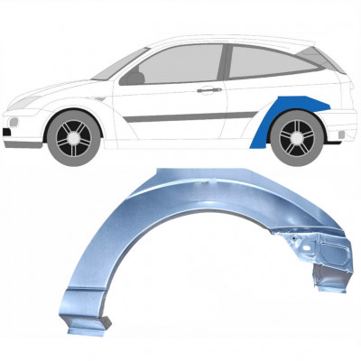 Hátsó sárvédő javító panel hoz Ford Focus 1998-2007 / Bal 6285