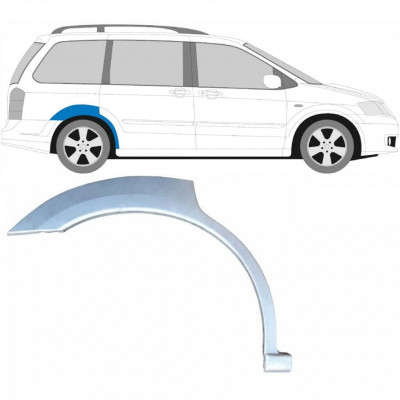 Hátsó sárvédő javító panel hoz Mazda MPV 1999-2006 / Jobb 5844