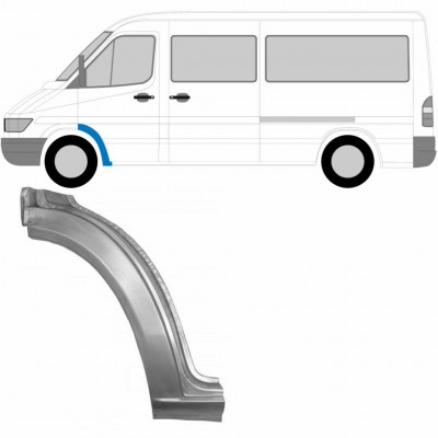 Első sárvédő javító panel hoz Mercedes Sprinter 1995-2006 / Bal 5304