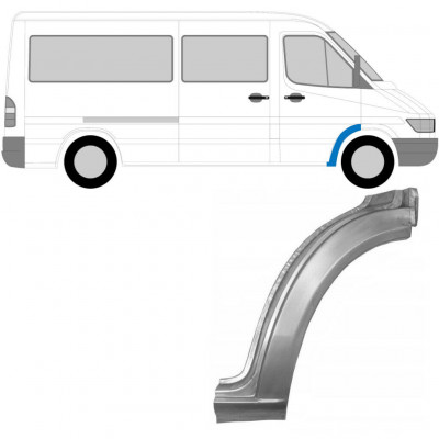 Első sárvédő javító panel hoz Mercedes Sprinter 1995-2006 / Jobb 5301