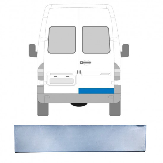 Hátsó ajtó javító panel hoz Mercedes Sprinter 1995-2006 / Jobb 5589