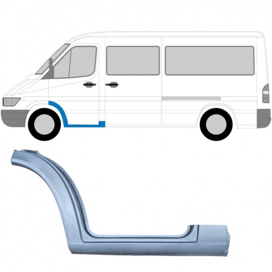 Bal első fellépő lemez hoz Mercedes Sprinter 1995-2006 / Bal 5808