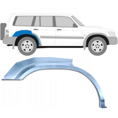 Hátsó sárvédő javító panel hoz Nissan Patrol 1997-2009 / Jobb 6262