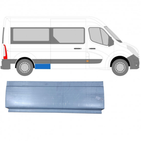 Hátsó sárvédő javító panel hoz Renault Master 2010- / Jobb 8367