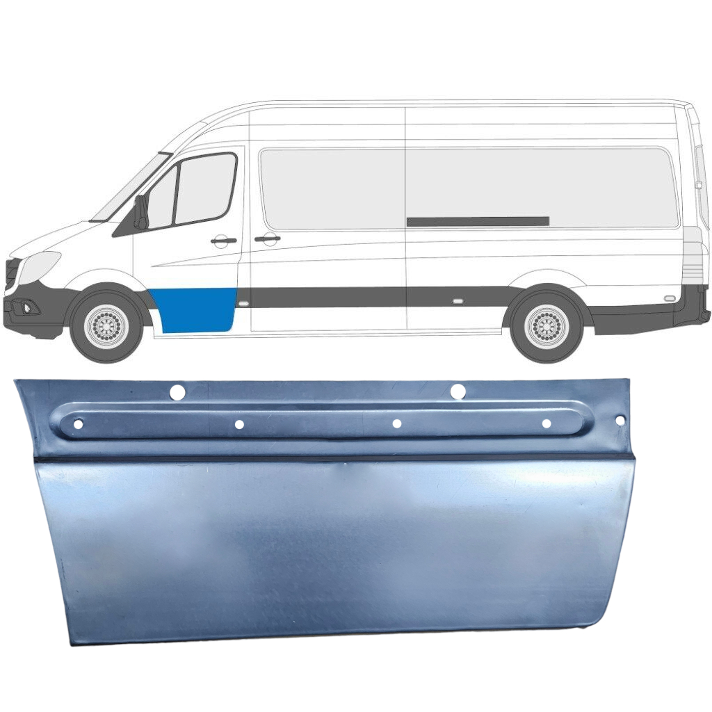 Első Ajtó Javító Lemez Hoz Mercedes Sprinter 2006 - / Bal 5724